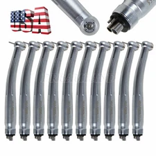 1-10 Dental High Speed Air Turbine Handpiece Standard Head 4Hole NSK Style