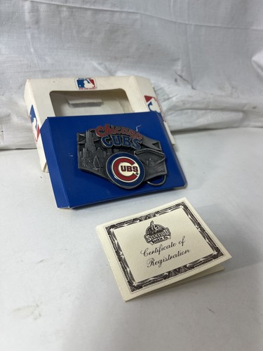 1988 Chicago Cubs limited edition Siskiyou belt buckle 5323/10,000. NICE
