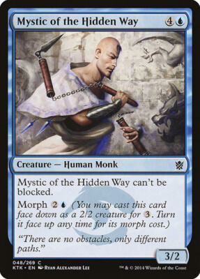 MTG Mystic of the Hidden Way Khans of Tarkir 048/269 Common Near Mint NM