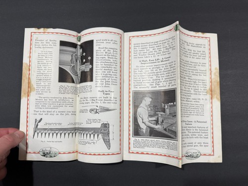 1933 John Deere High Lift Mower Brochures & John Deere Postal Card....3 Items - Picture 5 of 15