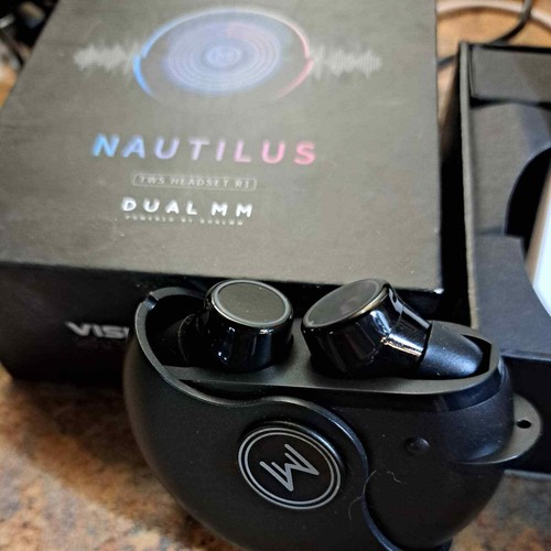 NEW Nautilus Black Bluetooth TWS Dual MM - Picture 2 of 9
