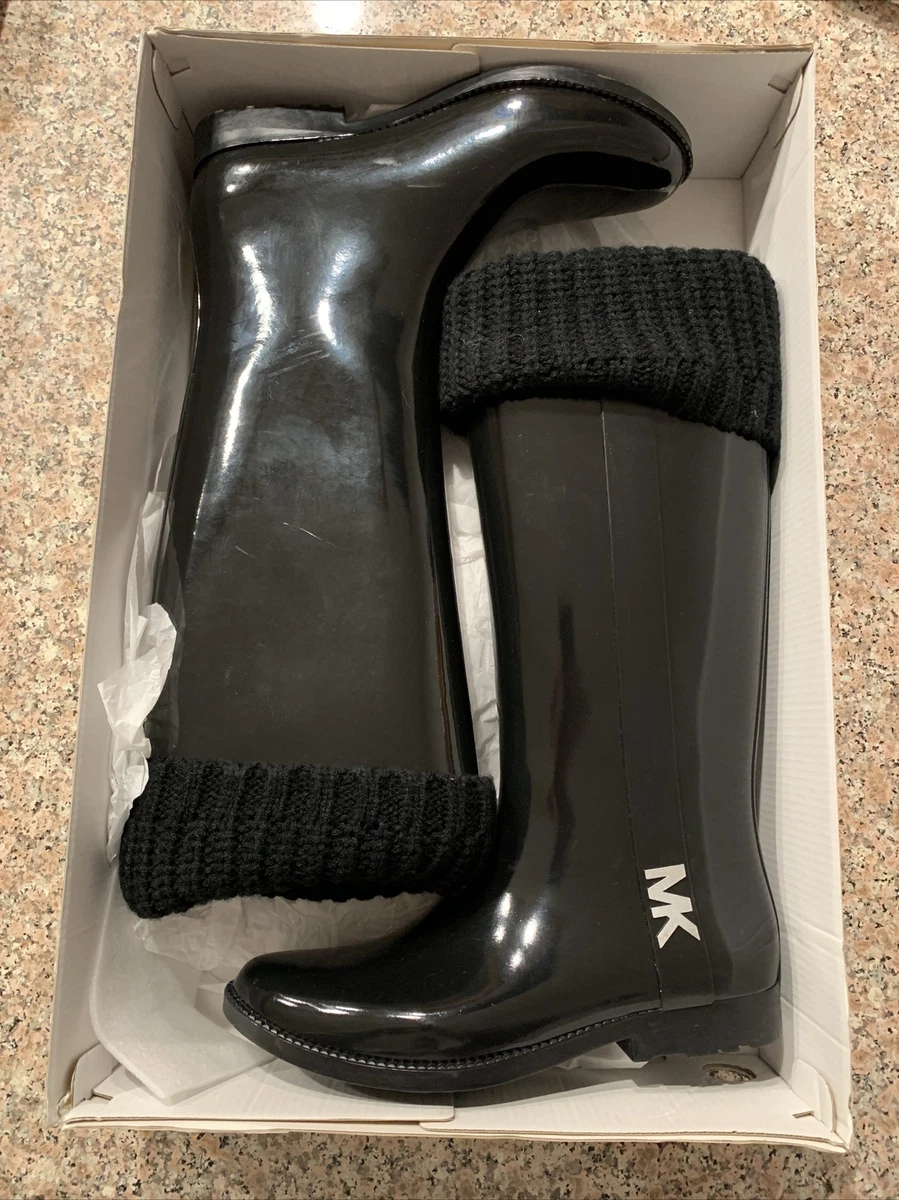 Michael Michael Kors Women Mandy RainBoot with Box Size 9