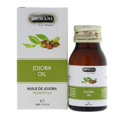 Hemani Jojoba Oil, 100% Natural & Pure,  30 Ml For Nourished Skin - زيت الجوجوبا