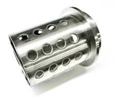 Perforated Flask 3-1/2" x 5" Casting Flask Vacuum Casting Stainless 1/8" Wall