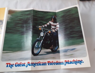 1973 Harley-Davidson ORIGINAL Z-90 Brochure NOS AMF