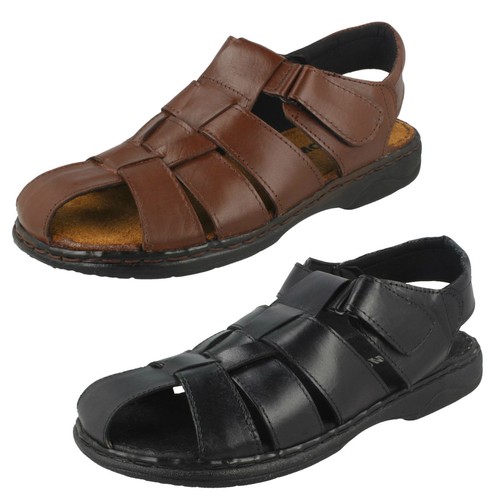 Da Uomo Moza-X B-207814 Punta Chiusa Sandali in Pelle | eBay