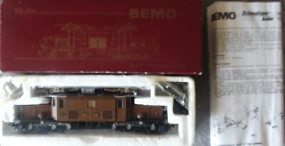 BEMO  1255 1xx   (Spur H0m)   E - Lok RhB Krokodil  411 + VP - geprüft