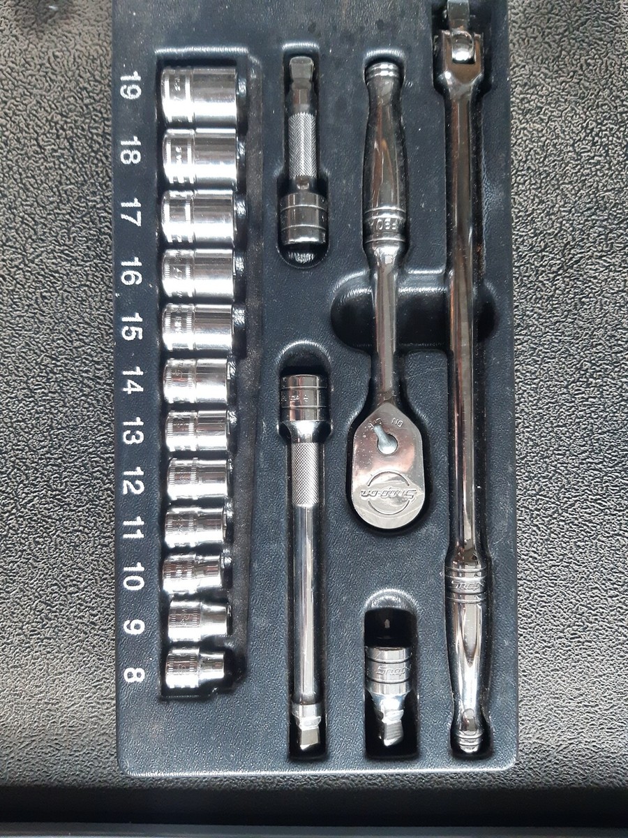 Snap On 17 Pc 3/8 Drive Shallow Metric Set | eBay Snap On 17 Pc 3/8 Drive Shallow Metric Set | eBay