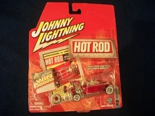 JOHNNY LIGHTNING Hot Rod Magazine BARRIS EMPEROR Red 1:64 Scale Diecast