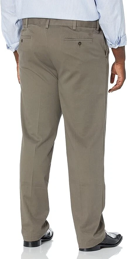 Pantalones Dockers Para Hombre Calce Clásico Signature Lux Algodón Elástico-Plisado, 38x36 Foto 2 de 4