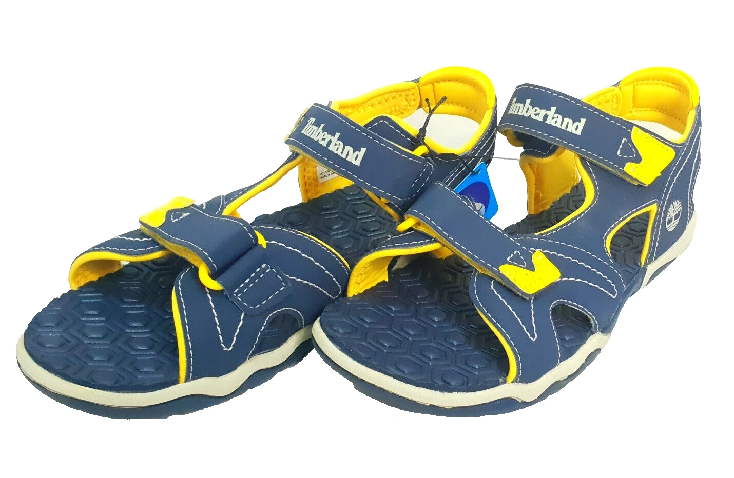 Sandali Timberland ragazzi velcro Adventure Seeker EUR 38 blu giallo NUOVI