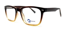 NEW MODERN OPTICAL DAILY BROWN UNISEX AUTHENTIC EYEGLASSES FRAMES 53-19-145