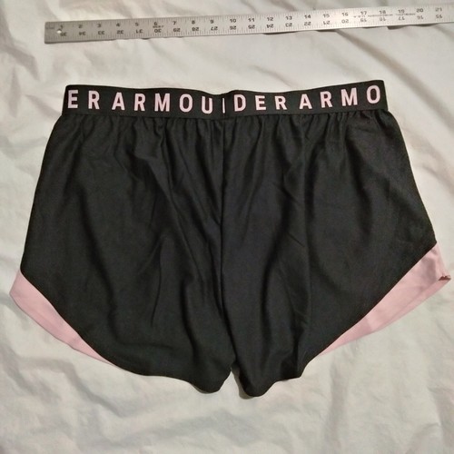 Women's Under Armour Loose Fit Play Up Running Shorts Yellow Size XL 1344552 - Picture 14 of 15