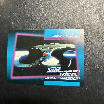 Jb101d Star Trek The Next Generation 1992 #050 Enterprise Impulse Engines