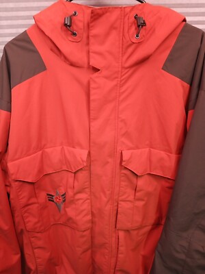Ronin Jacket Mens XL Orange Ski Snowboard Missile Logo Dry Ride