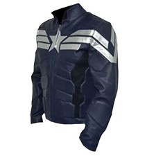 Captain America: The Winter Soldier Leather Jacket S/XS