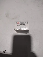 Phillips 10-32 1/4 " Pan Machine Screw(100ct)