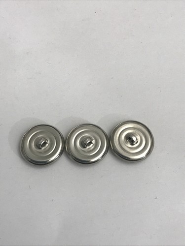 3 Vintage Buttons Metal Bone Or Buckle Design Art Victorian Edwardian B1 - Picture 5 of 6