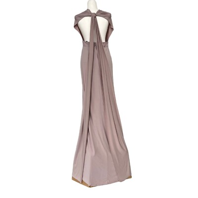 TFNC London Multiway Maxi Dress Womens 16 Blush Bridesmaid Wedding Guest  NEW | eBay