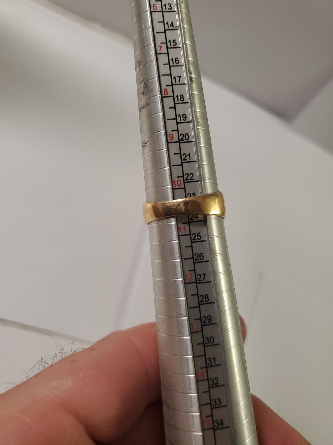 Men’s Ruby Ring lab-created Ruby, Solid 18k+ Yell… - image 12