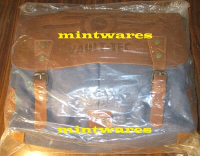 Fallout Vault Tec Overseer Messenger Bag Cowhide Leather Official