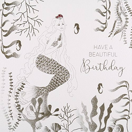 Have a Beautiful Birthday, Mermaid & Seahorses #GS7 Handmade Greeting Card by... - Picture 1 of 1