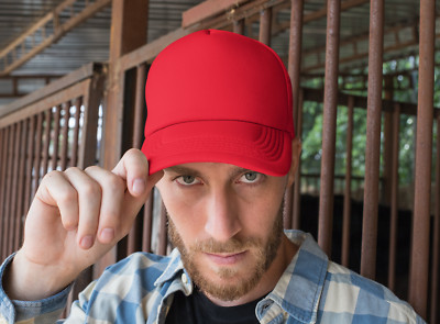 1x Unisex Baseball Cap   Rot Verstellbare Baumwoll-Sport Sonnenkappe Result