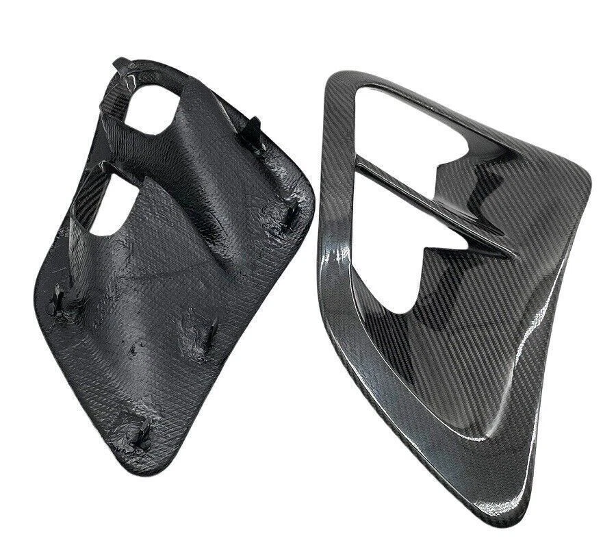 Cubierta de admisión de ventilación de fibra de carbono guardabarros lateral para Porsche 911 997 2014-2012 Foto 3 de 4