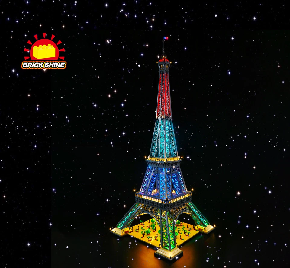 Brick Shine - GC Light Kit for Lego Eiffel Tower 10307 (NEW) - Image 2 of 4