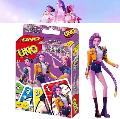 UNO KPop Demon Hunters Playing Cards Games
