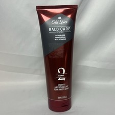 Old Spice Step 2 Bald Care System Lather-Less Shave Cream With Vitamin E 10.9 Oz
