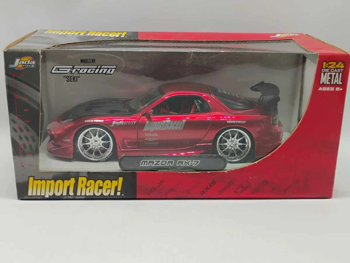【希少】マツダ Mazda RX-7 Import Racer　1/24 Jada Mazda RX-7 Wilwood Import Racer 1:24 Diecast | eBay