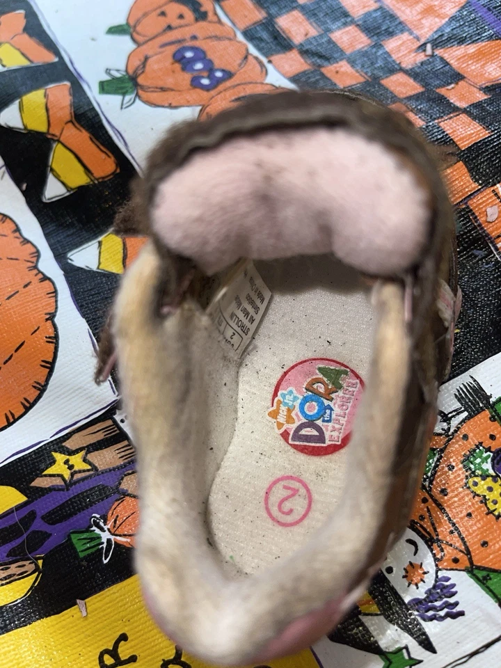 Zapatos De Colección Y2K Años 90 Nickelodeon’s Dora La Exploradora Bebé Niño Niña Talla 2 Foto 4 de 4