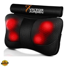 Shiatsu Back Massager with Heat - Kneading Massage Pillow for Neck, Shoulder ...