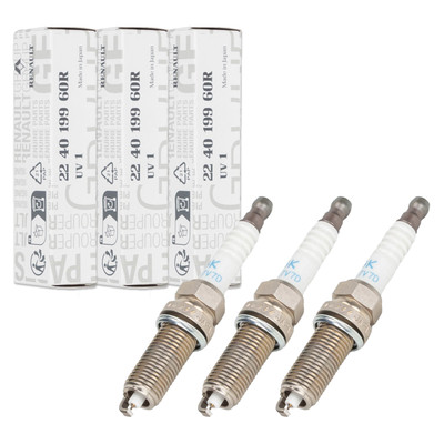 3x ORIGINAL Renault Dacia Zündkerze TWINGO 3 CLIO 5 SANDERO 3 0.9 1.0 224019960R