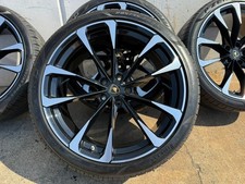 23 2024 Lamborghini Urus Taigete Oem Wheels Rims Black Mach Pirelli Tires 98