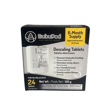 Bubupod Baby Bottle Buddy Descaling Tablets 6-Month Supply 24 Tablets 120 G