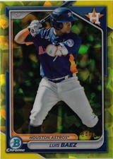 2024 Bowman Chrome Sapphire #BCP-248 Luis Baez Prospects Yellow Refractors #/75