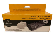 Genuine Keurig Water Filter Starter Kit w/2 Charcoal Replacement Filter OEM, New