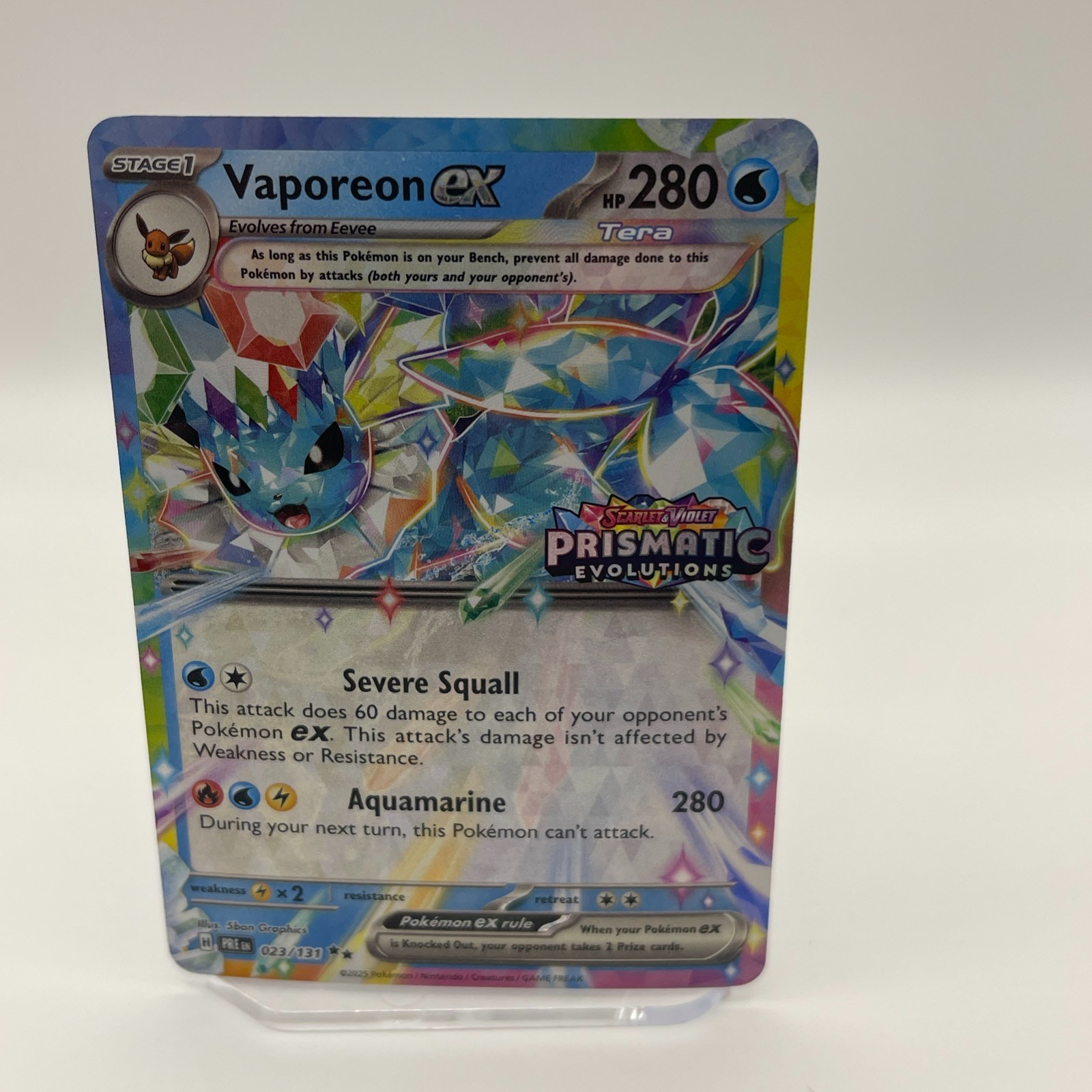 Vaporeon Pokemon TCG Singles