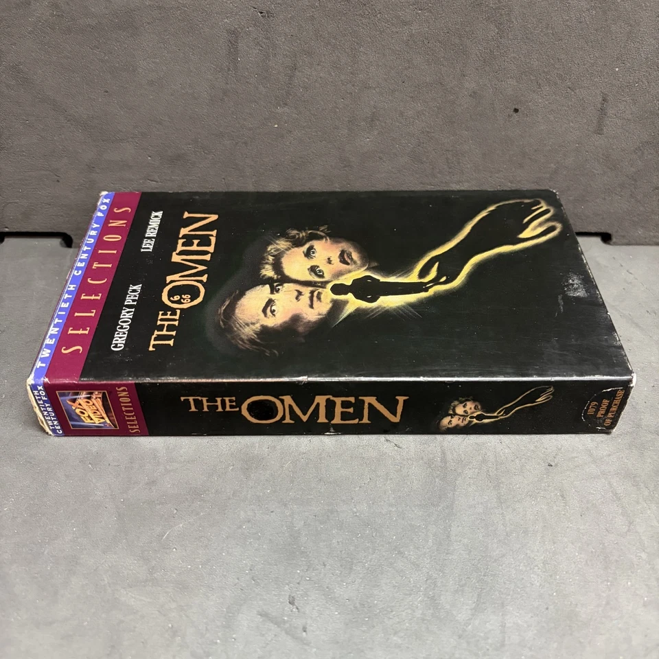 The Omen VHS 1976 Twentieth Century Fox Selection Gregory Peck Lee Remick Horror - Image 2 of 4