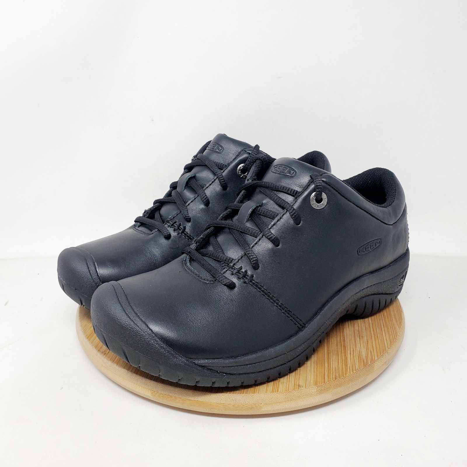 Scarpe Oxford KEEN PTC donna 7 5 utility nere in pelle sneaker comode da lavoro