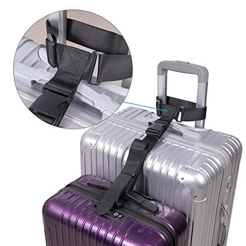 Luggage Connector Straps, Add a Bag Suitcase Strap Belt, Luggage Clip X-Large - Picture 6 of 6