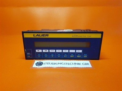 LAUER Textanzeige / Operator Panel starline midi LCA300.0 Version: LG 3xx.101.3