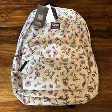 Vans Off the Wall Old Skool H2O Backpack Padded Laptop Pocket Floral Flower Boho
