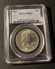 1963 FRANKLIN HALF DOLLAR PCGS MS 64 - UNCIRCULATED - 50C