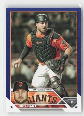 2023 Topps #435 Joey Bart Royal Blue