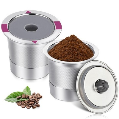 Reusable K Cups, Universal stainless steel Reusable Coffee Pods, Refillable S...