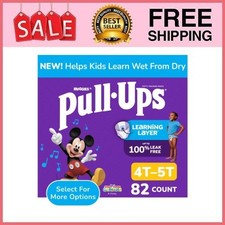 Pull-Ups Boys' Potty Training Pants, 4T-5T 38-50 lbs , 82 Count
