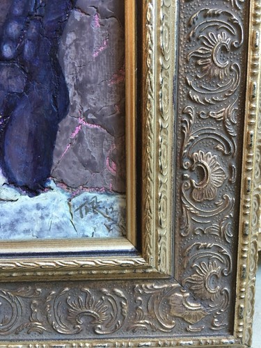 "Atlas", von Tazz Original Mischtechnik Gemälde gerahmt zum Aufhängen oder Aufstellen 8"x10 - Bild 8 von 12
